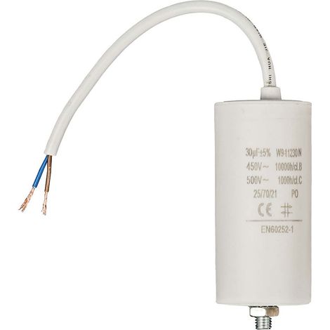Nedis Multipack Kondensator / 30 uF / 450 V / Drahtleitung / 10 Stück - 10 Stück