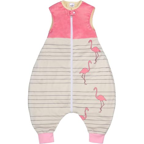 Gigoteuse avec Jambes 1.5 Tog Flanelle sans Manches Toutes Saisons Gigoteuse a Pied Bebe pour Garcon Fille 1-6 Ans (1/5)