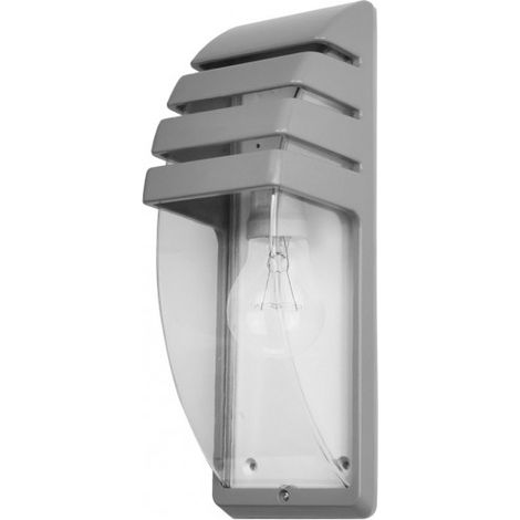 FAB 150161028 Apply Außenaluminium Elnath 1xe27 Grau Ip44 35x12x12 Cm