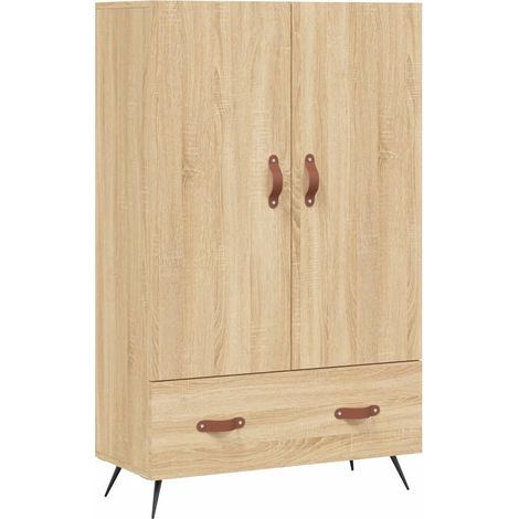Highboard Sonoma-Eiche 69,5x31x115 cm Holzwerkstoff