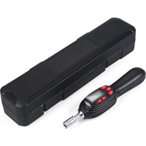 Tournevis dynamométrique numérique 1/4", buzzer + alerte LED. Plage 0,05–0,5 N.m, précision ±2%. Fonctionnement bidirectionnel, 5 unités, 3 modes. Idéal auto, moto, vélo, bricolage et réparation domes (1/5)