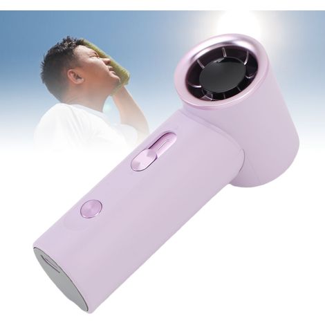 Extrem leiser, tragbarer Mini-Ventilator mit 100 einstellbaren Geschwindigkeitsstufen, Digitalanzeige und wiederaufladbarem 1800-mAh-Akku – ideal für Reisen und Büro