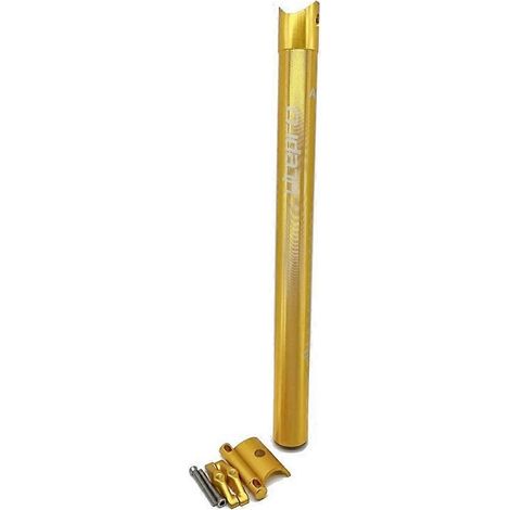 Tige de selle pliante Litepro en alliage d'aluminium, 33,9 x 400 mm, couleur or (1/5)