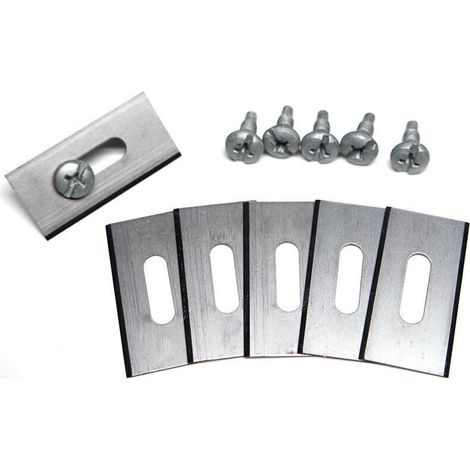 Lot de 30 lames de gazon pour Husqvarna avec double lame aiguisée en acier inoxydable (1/4)