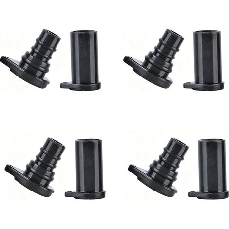 8pcs Capuchons de Protection pour Connecteur Solaire MC4 Bouchon Anti-Poussière Étanche IP67 Embout de Câble Photovoltaïque Résistant aux Intempéries pour Onduleur Solaire (1/5)