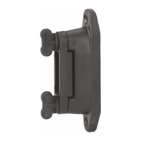 Kerbl Profi Eck- & Streckenisolator schwarz für 4 cm Band 6 Stück Keine Angabe