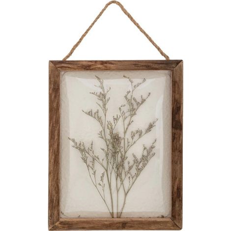 Déco Murale Bombée Fleurs "Jonas" 34cm Marron (1/3)