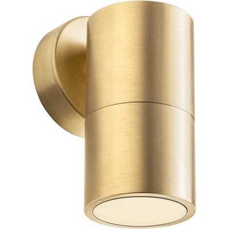 Applique murale classique redo group stake 91175 91176 gu10 led orientable en laiton, finition métal ottone naturale (1/5)