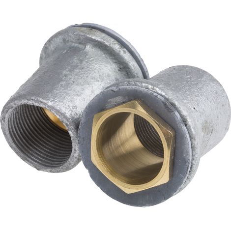 Raccord de gaine RS PRO, taille 25mm en Acier ( Prix pour Paquet de 10 )