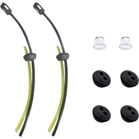 Tuyaux D'essence Avec Filtre,Tuyau D'essence,Universel Filtre à Essence kit,Durites d'essence de Tondeuses avec Poire d Amorçage, pour Débroussailleuses, Elagueuse,Tronconneuse Taille-Haie (2pcs) 2pcs (1/5)