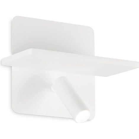 Ideal Lux PIANO 2-flammiges LED-Leselicht Weiß, eingebauter Schalter, 3000 K, nicht dimmbar (1/2)
