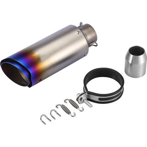 Pot universel oblique 51mm pour moto, silencieux d'échappement arrière, tube de queue coulissant (1) (1/5)