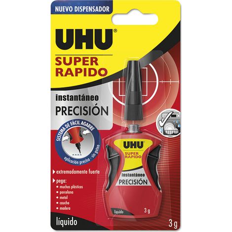 Adhésif instantané ultra rapide UHU - Précision liquide 3g 36566 (1/2)