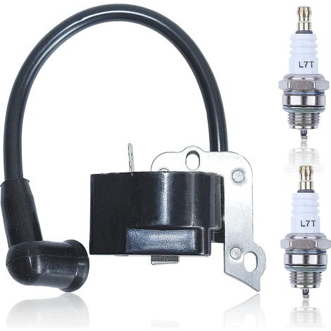 Bobine d'allumage avec bougie pour Stihl FC55 FS45 FS45C FS55 FS55C FS55R FS55RC HL45 HS45 remplace 41404001300 BPMR7A accessoires coupe-bordure et taille-haies (1/5)