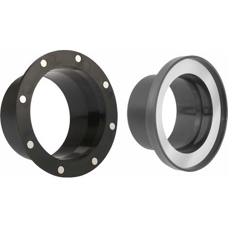 Adaptateur à aspiration magnétique 14 cm, à dégagement rapide avec 8 aimants puissants, raccord de tuyau universel pour l'aspiration des poussières sur scie circulaire, raboteuse et outils de travail (1/5)