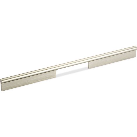 Griffleiste CUP BA 384 mm Aluminium Edelstahloptik gebürstet