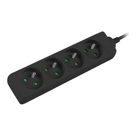 LANBERG RALLONGE CORD PS0-04E-0100-IEC-BK (1 M , NOIR COULEUR) (1/5)