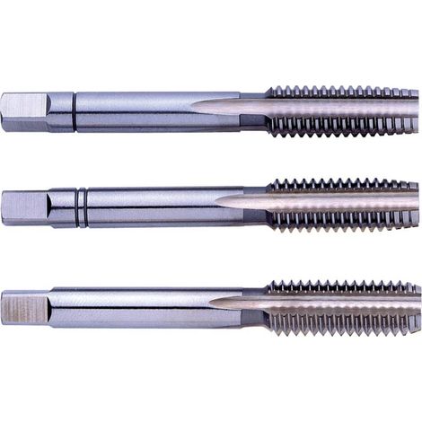 Eventus by Exact 10096 KIT maschi a mano 3 parti metrica M2.5 0.45 mm Taglio destrorso DIN 352 HSS 1 KIT