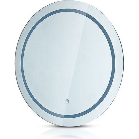 V-TAC Specchio LED Rotondo 25W Anti-appannamento Touch 3in1 600x35mm IP44 (1/5)
