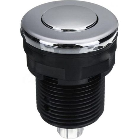 LaBlanc - Interrupteur pneumatique à bouton-poussoir pour baignoire, spa, déchets, déchets, noir, 34 mm,noir (1/3)