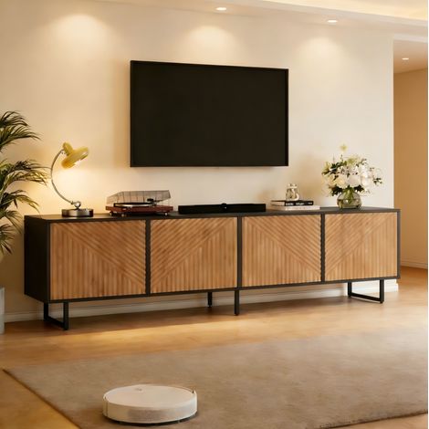 Mueble TV 180 cm con 4 puertas y almacenaje OKMYHOME (1/5)