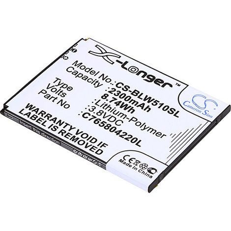 NX - Batterie téléphone, smartphone, GSM pour Blu 3.8V 2300mAh - C765804220L (1/3)