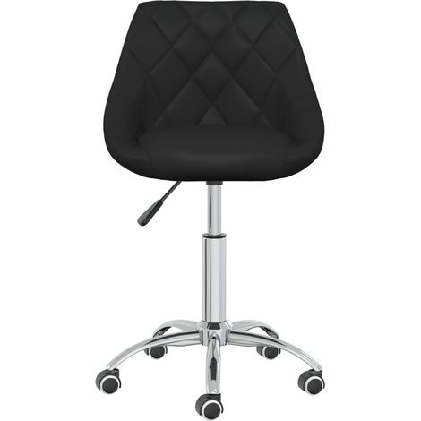 Maison Exclusive - Esszimmerstühle 4 Stk. Drehbar Schwarz Kunstle