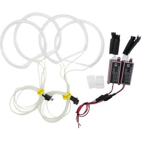 4pièces Feux de Jour à LED pour Voiture Phares à LED Ampoules de Phares Résistant Chaleur