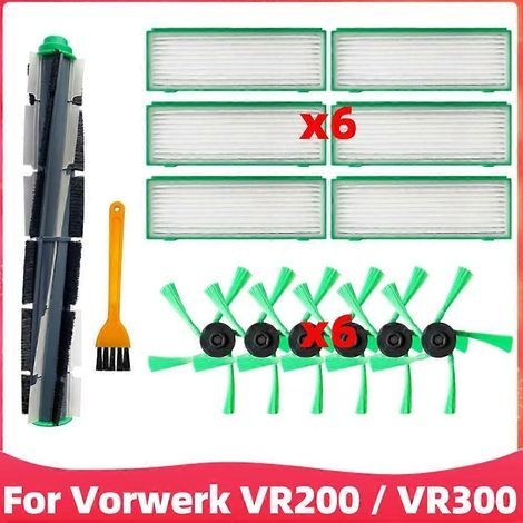 Accessoires pour aspirateur Vorwerk Kobold VR200 VR300 : brosse latérale rotative, filtre HEPA, accessoires essentiels. (1/5)