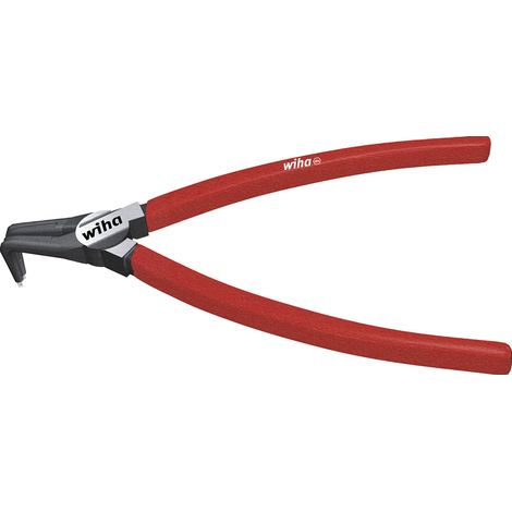 Wiha Pinza per anelli di sicurezza Classic con MagicTips® Per anelli esterni (alberi) di forma angolata A 31, 240 mm (34706)