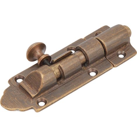 Boulon de Baril Antique, Loquet de Porte Coulissante Vintage Décoratif Antirouille pour Placard pour Portails pour Animaux de Compagnie.