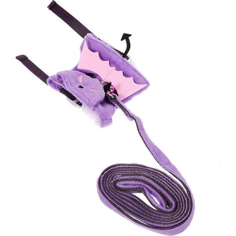 Arnés de tracción para conejos y mascotas pequeñas, Halloween, 3 juegos, violeta (1/5)
