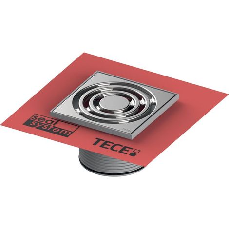 TECEdrainpoint S Rostrahmen aus Kunststoff, 142 × 142 mm, (1/3)