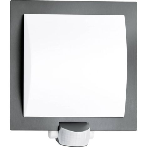 Steinel L 20 S 035693 Applique extérieure avec détecteur de mouvement Ampoule à économie d'énergie, LED E27 60 W anthra (1/8)