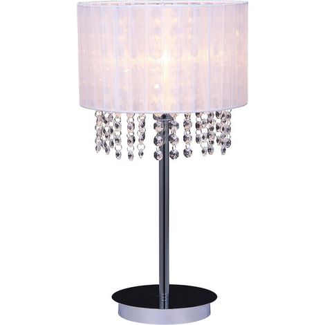 Italux Astra WH - Lampe de table blanche 1 lumière, E14