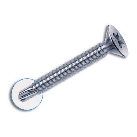 VITE AUTOPERFORANTE TSP 4,8X25mm. Pz. 20 DRILLEXB. MUSTAD (1/2)