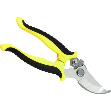 Secateurs De Jardinage - Lame En Acier Au Carbone - Poignées Ergonomiques Anti-Dérapantes - Verrouillage De Sécurité - 1 Pièce (1/5)