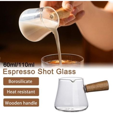 Espressotasse mit Holzgriff – MOOHOP – Glas – 110 ml (1/4)