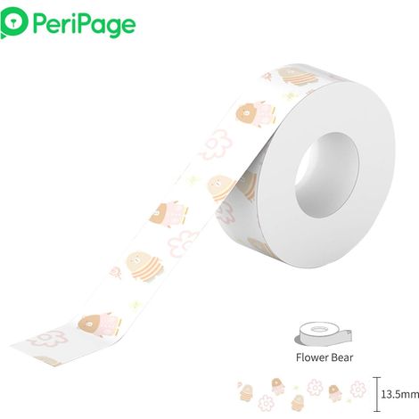 Thermal Label Tape, 1 Roll, 13.5 mm x 4.2 m, BPA-Free (1/5)