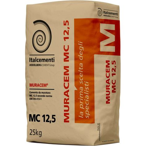 Italcementi Cemento Multifunzionale i.pro Muracem - Grigio - 25 kg