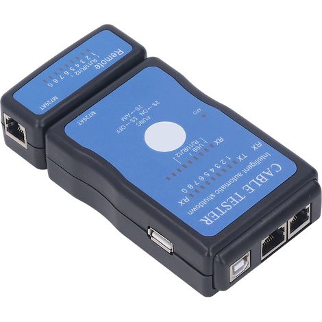 Testeur de câbles réseau multifonctionnel intelligent, testeur PoE portable de type split pour Ethernet (1/5)