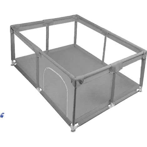 Parc pour bébé, Maille respirante, Cadre en métal renforcé, HN-669-1218 (1/2)