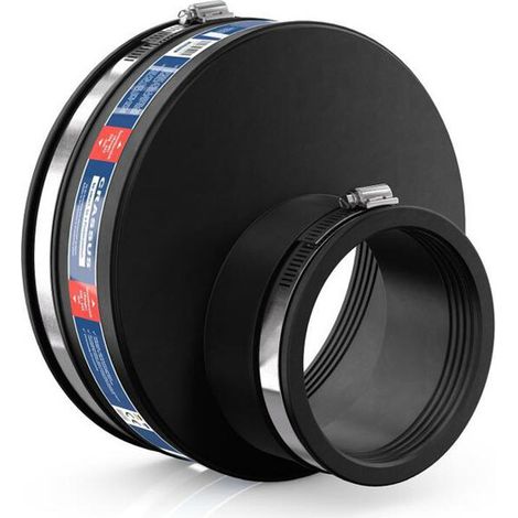 CR Adapterkupplung CAC 1991 (exzent.) (185-210mm auf 100-115mm), EPDM / V2A (1/2)