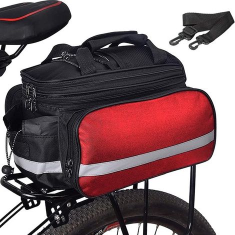 Fahrradtasche Doppelte Fahrradtasche 27 l Wasserdichte Fahrradtasche Fahrradtasche für E-Bikes Doppelte Fahrradtasche Fahrradtasche mit Tragegurt Blau (1/5)