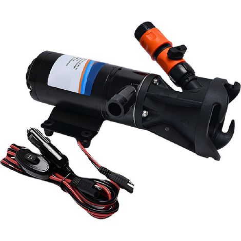 Pompe Macerateur pour Camping-Car 12V DC Self-Priming Taille Inlet 3 Pouces Double Lames 45L/min Orange ou Vert Pompe Électrique Déchets (1/4)