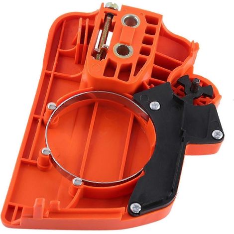 Ensemble de frein de chaîne - couvercle de pignon d'embrayage pour tronçonneuse Husqvarna 350, 235, 235e, 236 et 240. Compatible avec les tronçonneuses Husqvarna 350, 235, 235e, 236 et 240. (1/5)