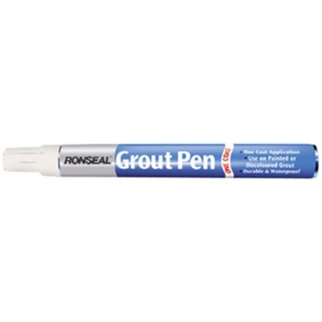 Ronseal 37326 One Coat Grout Pen Brilliant White 15ml RSL5016