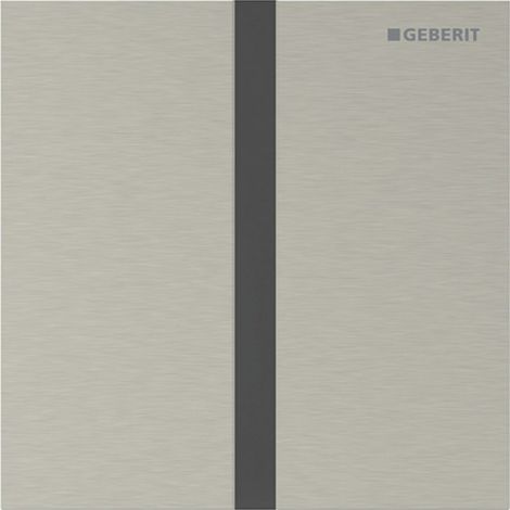 Commande d'urinoir Geberit électronique pile type 40 square nickel brossé - GEBERIT 116.237.ID.1 (1/2)