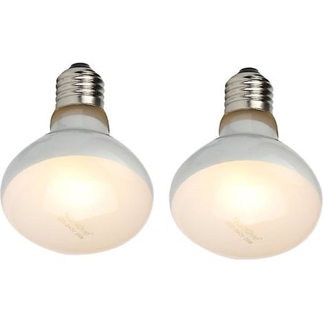 Lot de 2 lampes chauffantes UVB pour reptiles et amphibiens, générant une chaleur intense similaire à celle du soleil. (1/5)