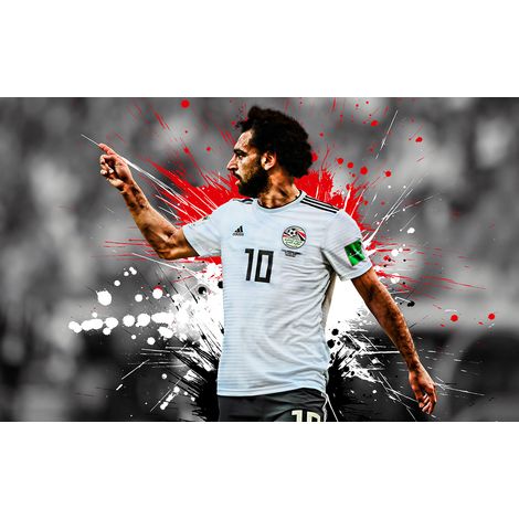 Papier peint panoramique Football - Joueur de Foot - 130 cm x 81 cm (1/2)